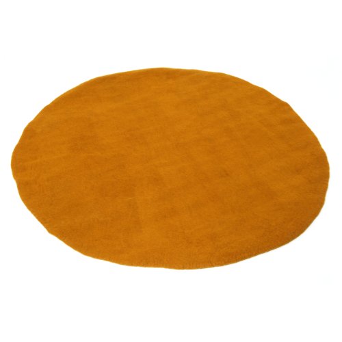 Tapis Kali en feutre 120 cm - ocre
